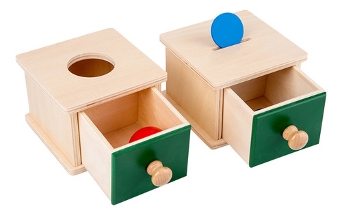 Juego De Cajas Y Cajones Para Niños Early Educa, De Madera