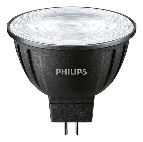 Lampara Dicroica Philips Mr16  7-50w  12v Dimer. Pack X2u. Color De La Luz Blanco Cálido