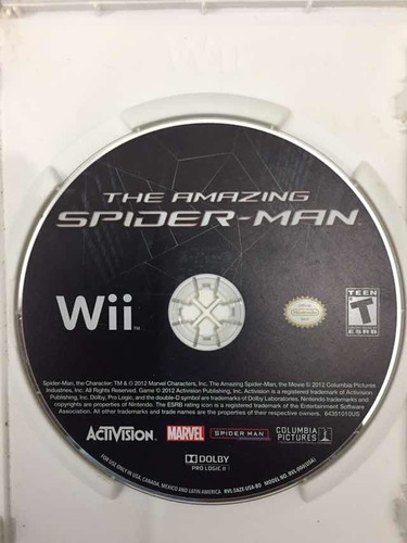 The Amazing Spider Man Nintendo Wii