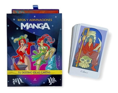 Libro Cartas Tarot Manga + Instrucciones De Uso.