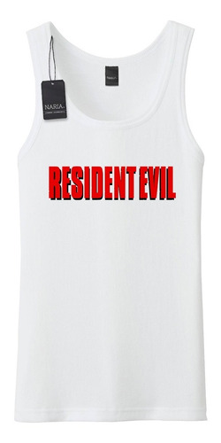Musculosa Hombre Resident Evil Dibujo Art Logo - Vjre7