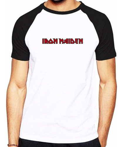 Remera Ranglan Iron Maiden 100% Algodón Calidad Premium