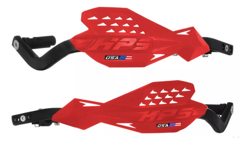 Cubre Puño Enduro Mx Pro Tork Hps2 Aluminio Rojo Sportbay