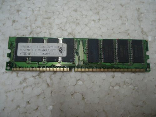 Memória Ram Para Pc - Ddr - 512mb - Pc333 - 15