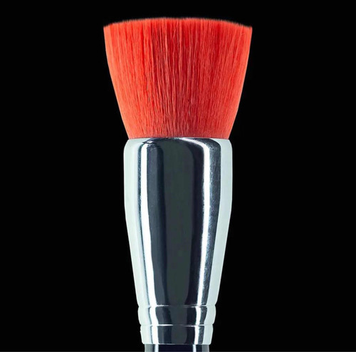 Brocha Sintética Mediana Visage Para Base B54 Color Negro