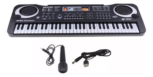 Portable Musical Piano, Digital Electronic Keyboard De 61