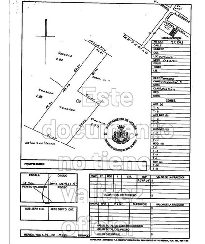 Terreno En Venta En Cholul Ubicado A Tres Minutos De Periferico