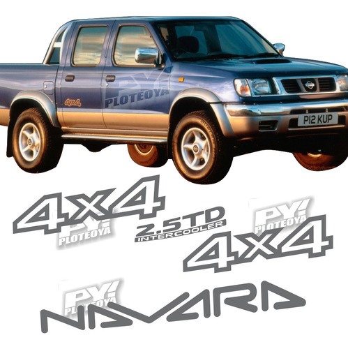 Calcos D22 -  Nissan Navara + 4x4 + 2.5 Td Intercoolern