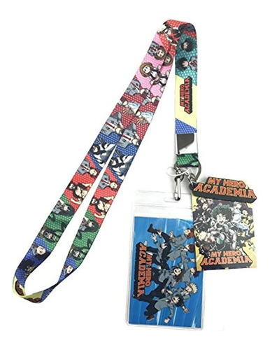 Mi Heroe Academia Izuku Bakugou Y Clase 1a Grupo Lanyard Co