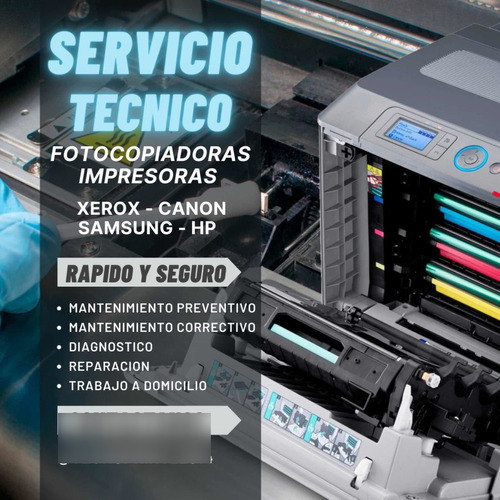 Imagen 1 de 1 de Servicio Técnico, Reparación De Impresoras Y Fotocopiadoras
