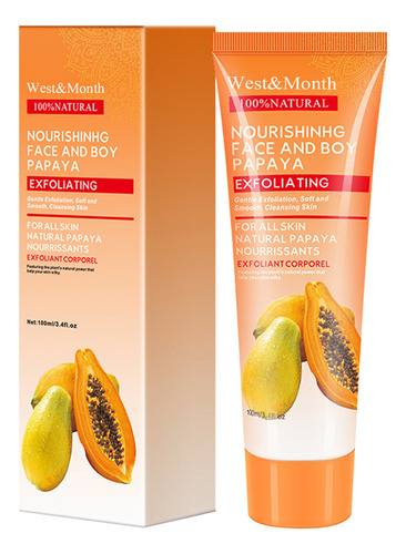 Crema Exfoliante E Papaya Essence, Hidratante, Suavizante Y