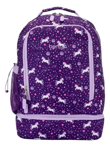 Bentgo Kids Mochila 2-en-1 Con Compartimento Insulado Diseño De La Tela Unicornio