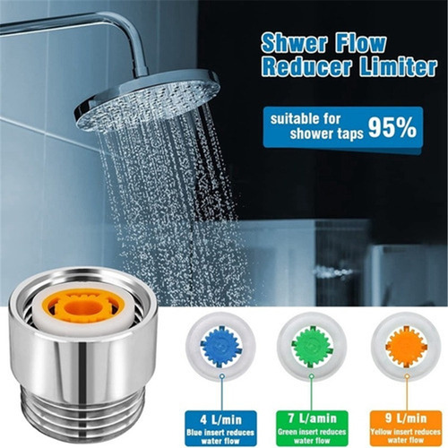 . Ahorrador De Agua De Ducha Con Reductor De Flujo, 2