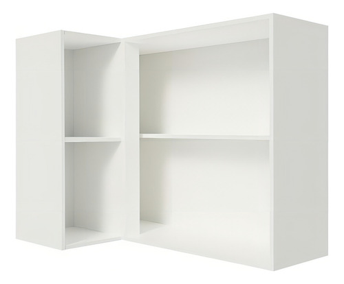 Armário Aéreo De Canto 100% Mdf Com Adega Smart Madesa Cor Branco