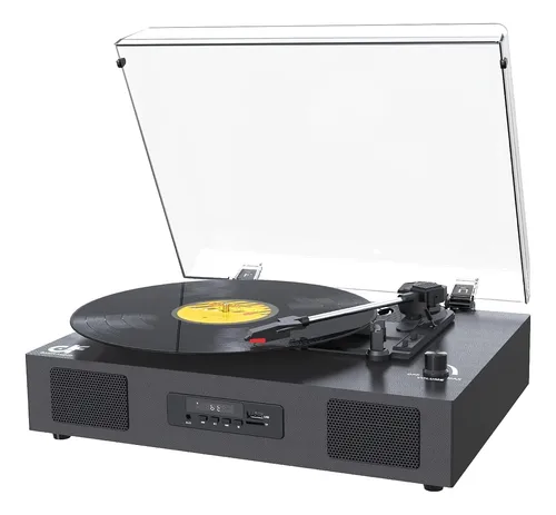 comprar Tocadiscos Bluetooth Tocadiscos Con Altavoz Incorporado,...