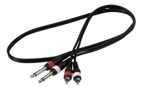 Warwick Rcl20931d4 Cable 2plugs Rca A 2plugs Mono 6,3mm 1m