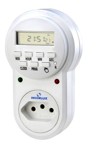 Timer Digital Temporizador Bivolt Decorlux