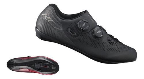 Zapatillas De Ciclismo Ruta Shimano Sh-rc701 Negra