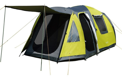 Carpa 6 Pers Waterdog Aral Impermeable Dormitorio Y Comedor