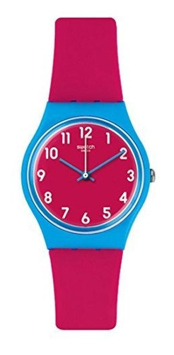 Reloj Casual Swatch Para Mujer 'blue Lampone' De Cuarzo