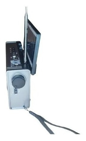 Imagen 2 de 6 de Radio Portatil Solar Linterna 8 Bandas Hifi Sd Usb Bluetooth