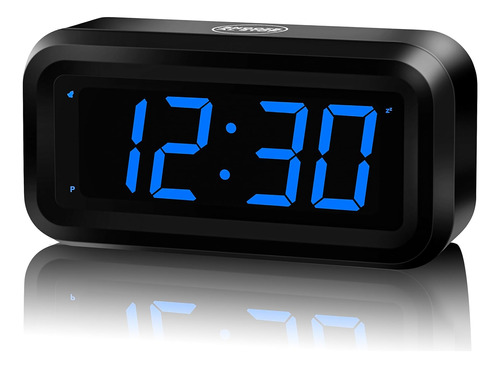 Reloj Despertador, Reloj Digital, Reloj Led Azul Oscuro...