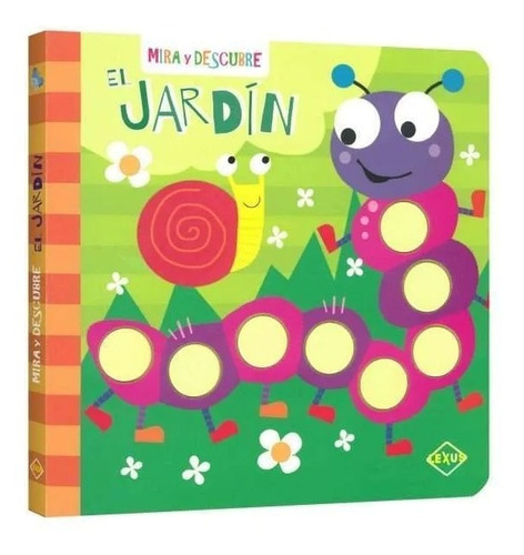 Libro Infantil Sobre Animales Del Jardín Pasta Y Hojas Duras