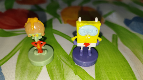 Figura Bob Esponja Vuala Carrerin Magma Krakatoa Con Detalle (Usado)