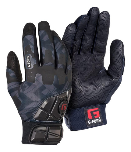 Guantes De Bateo G-form - Negro - Juvenil Xl (1 Par)