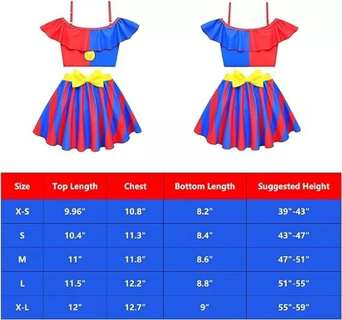 Trajes De Baño 3pcs Bañador Digital Circus Para Niños Ropa .