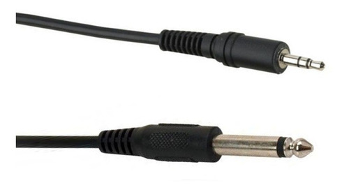 Cable Plug 3.5/6.3mm Macho Audio Jack Audifono Chico  Grande