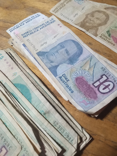 Australes De 1, 5 Y 10 Todos 5.500$ (Usado)