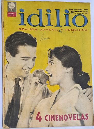 Idilio / N° 452/ Año 1957 / Elsa Daniel Y Carlos Brown