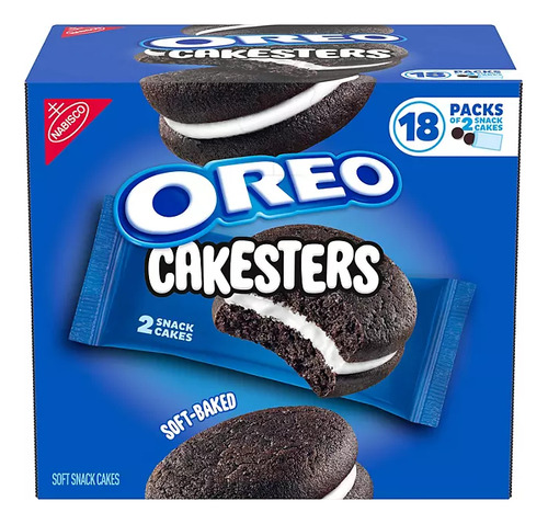 Oreo Cakesters Soft Snack Cakes Pastelitos Suaves 18 Pack