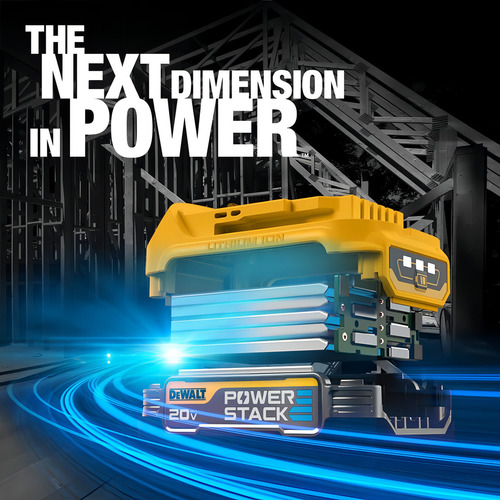 Dewalt Dcbp034c 20v Max Powerstack Kit Compacto Batería Y Cargador De Inicio Color Amarillo Frecuencia 60
