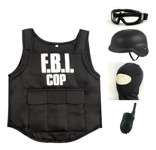 Ropa Swat, Cosplay, Halloween, Trajes Del Para Niños