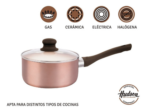 Imagen 5 de 10 de Set De 9 Piezas Cobre Hudson Con Antiadherente Ceramico