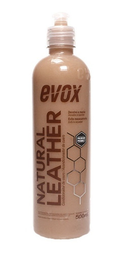 Hidratante Tratamento Para Couro Natural Leather 500ml Evox