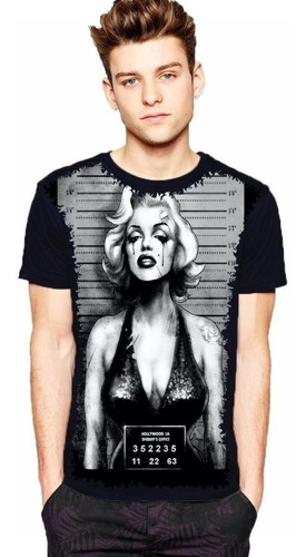 Camiseta Criança 5%off Cantora Marilyn Monroe