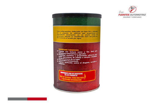 Kit 2 Grasa Lubric Roshfrans Chasis E-lite 850g P/chumacera