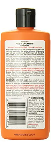Limpiador De Manos Fast Orange , Aroma Cítrico, 7 5 Oz