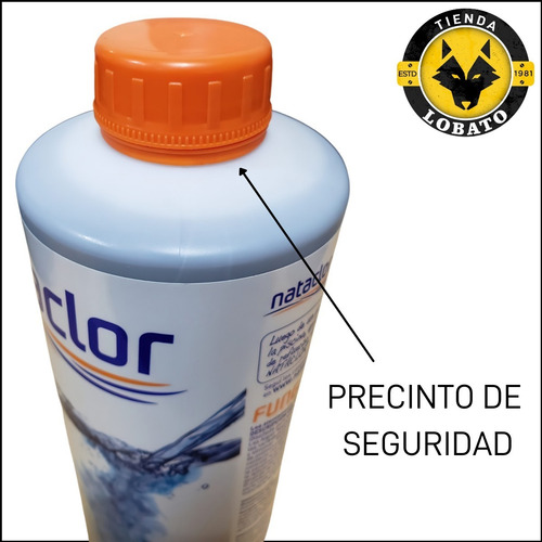Imagen 5 de 10 de Alguicida Liquido 1 Litro Nataclor Para Pileta Piscina Lona