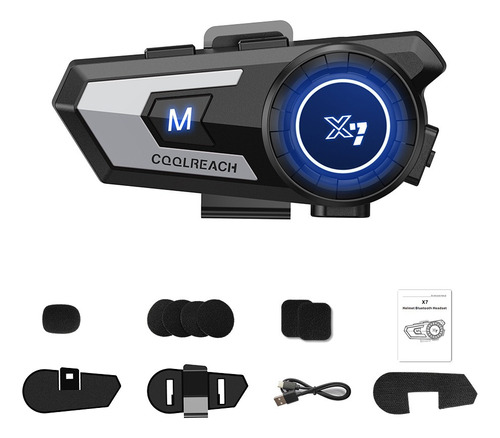 Audífonos For Casco De Moto Coolreach Bt5.0, Impermeables