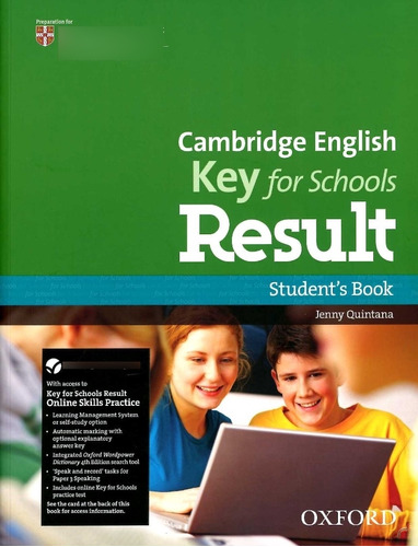 Cambridge English: Key For Schools Result - St And Online Sk