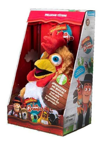 Gallo Bartolito De La Granja De Zenón Peluche Marioneta