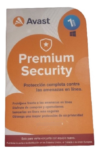 Avast Premiun Security 1 User(blister)
