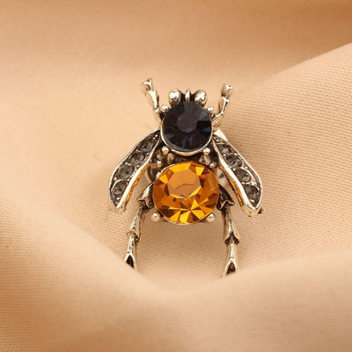 Prendedor Abeja Importado Amarillo