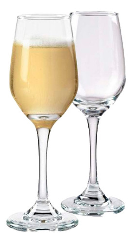 Set 12 Copas De Champagne Brunello 237 Ml