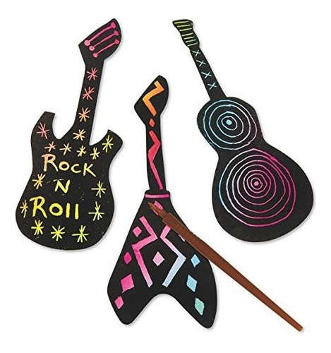 Groovy Scratch Guitars Craft Kit