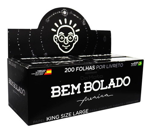 Caixa De Seda Bem Bolado Premium King Size 200 Folhas